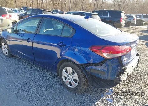 2018 Kia Forte Lx from USA, damaged, VIN 3KPFK4A7XJE188493
